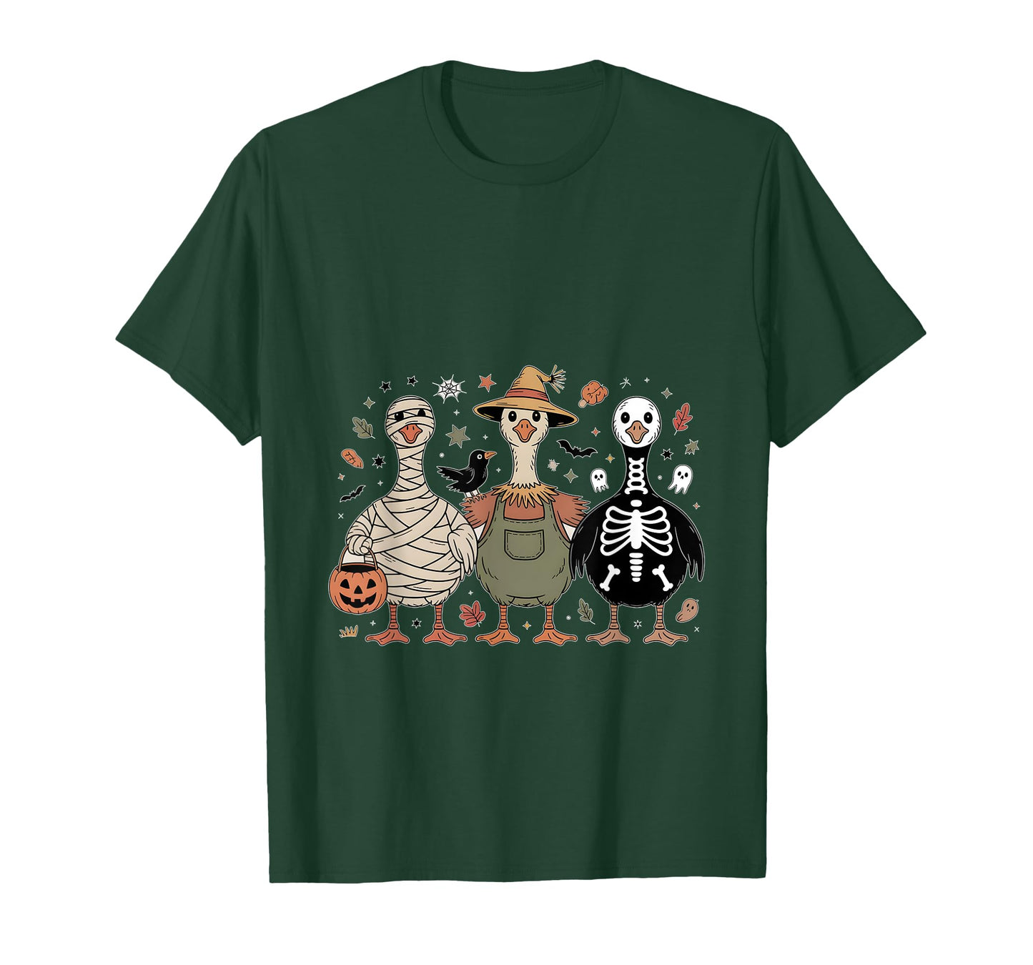 Funny Halloween Geese Shirt, Men Women Kids, Spooky Costume T-Shirt