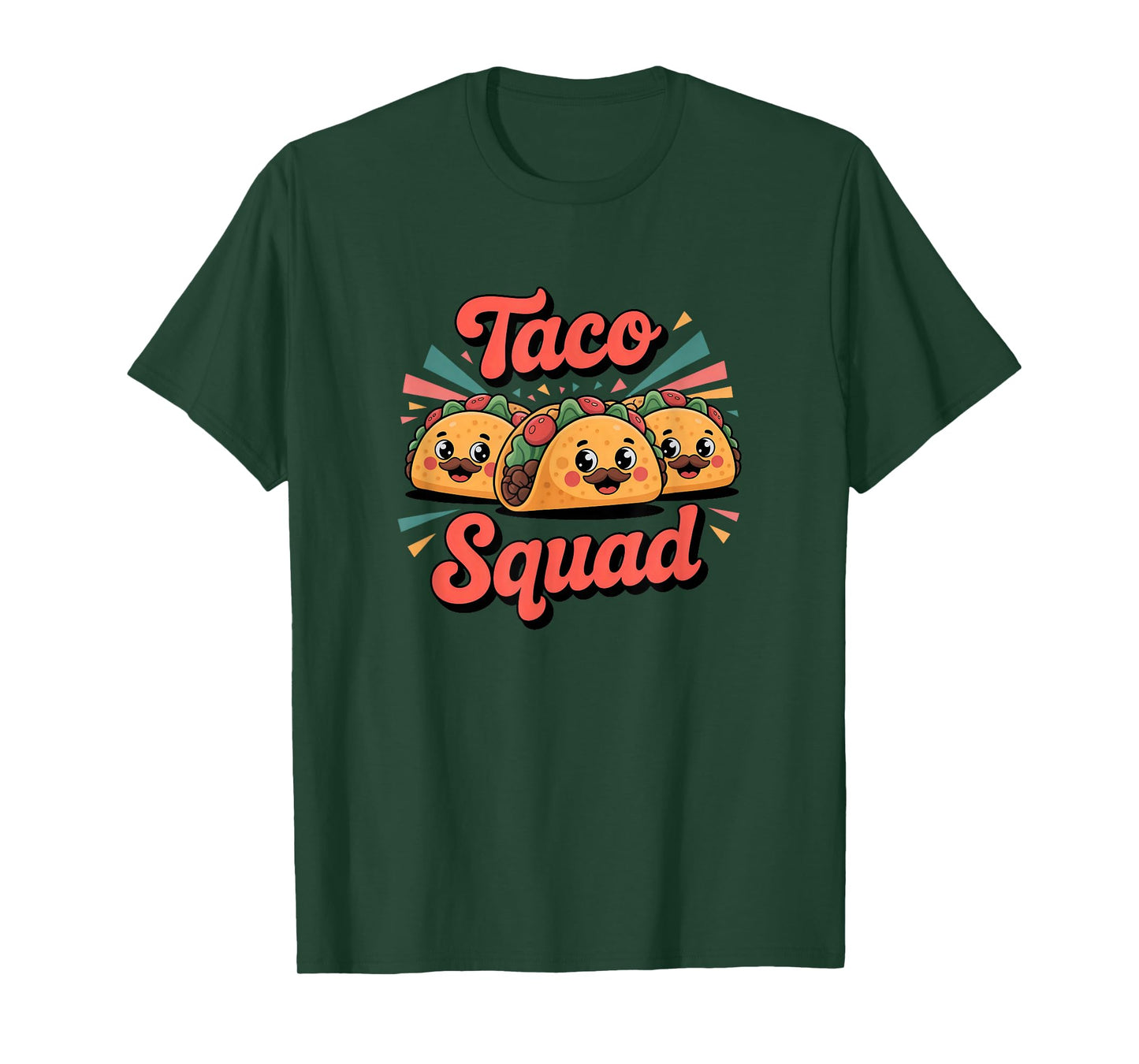 Taco Tuesday Squad Mexican Food T-Shirt