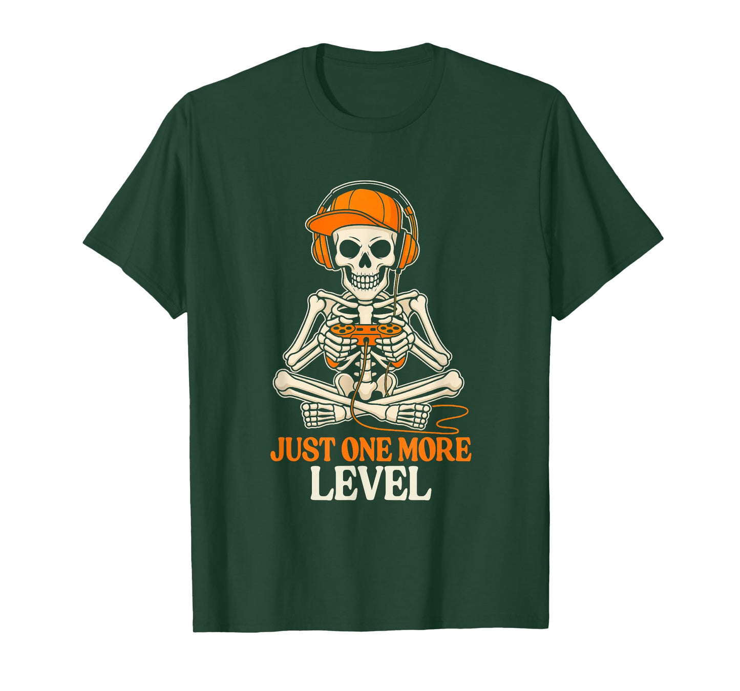 Funny Video Game Halloween Skeleton Gamer Boy Kids T-Shirt