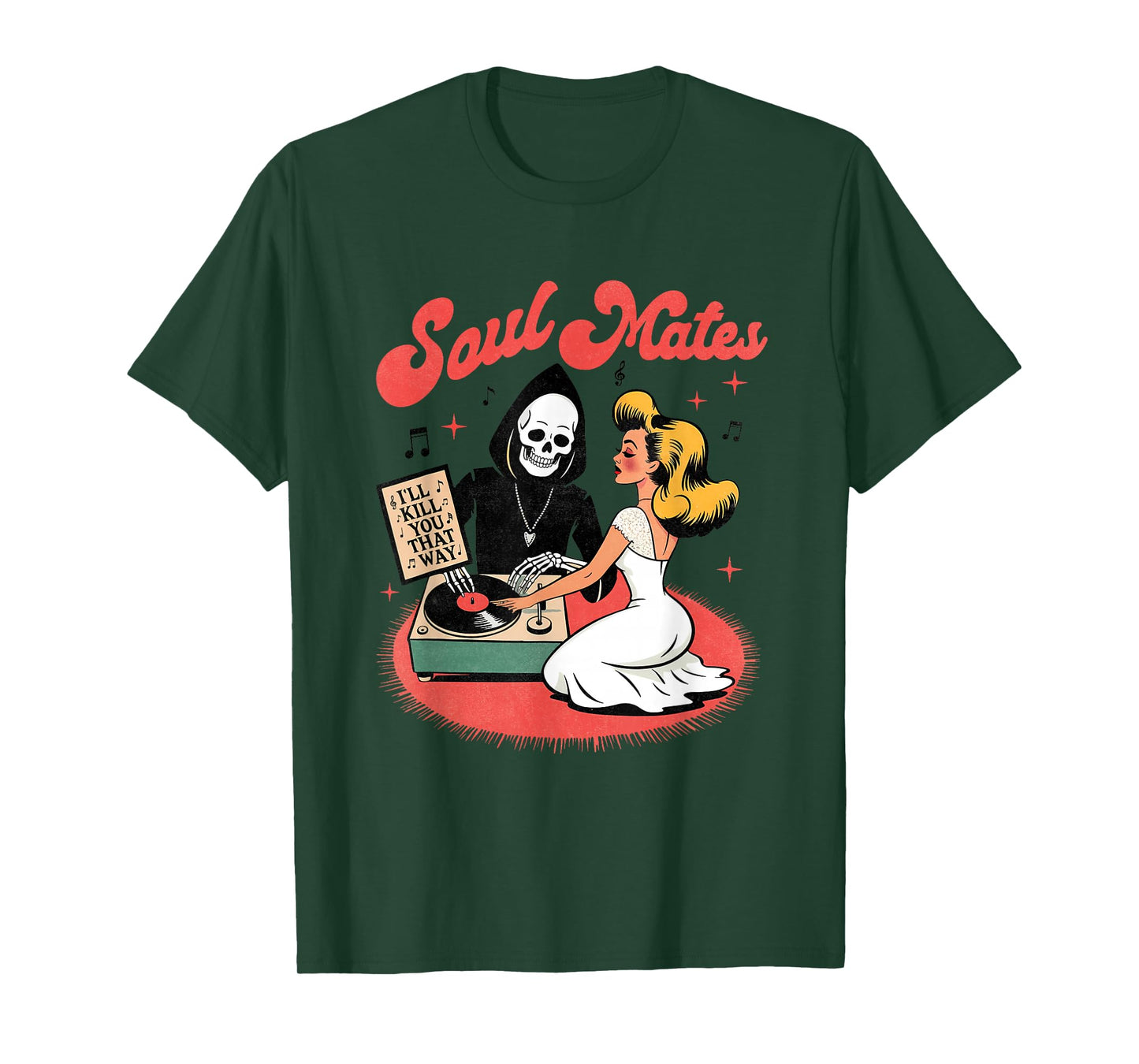 Retro Soul Mates Halloween Vibe T-Shirt