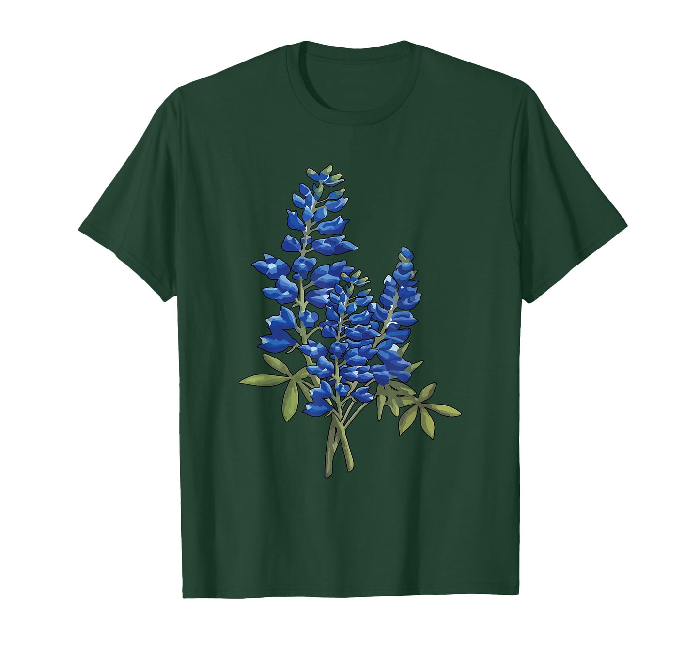 Bluebonnets Texas Wildflower Season Texas Spring T-Shirt