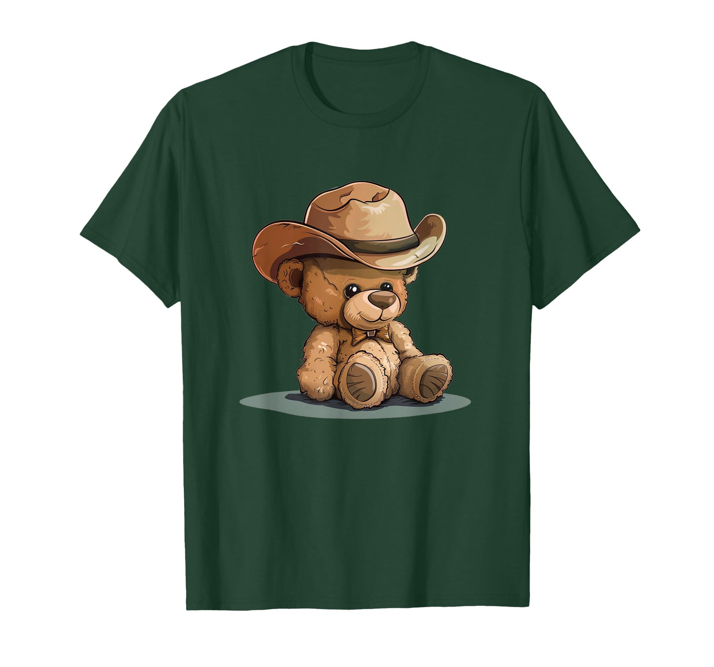Pretty Teddy Bear Costume for Cowboy Hat Lovers T-Shirt