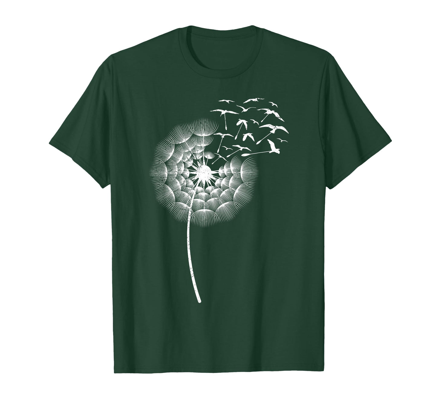 Dandelions Dove of Peace Bird lover Dandelion Birds T-Shirt