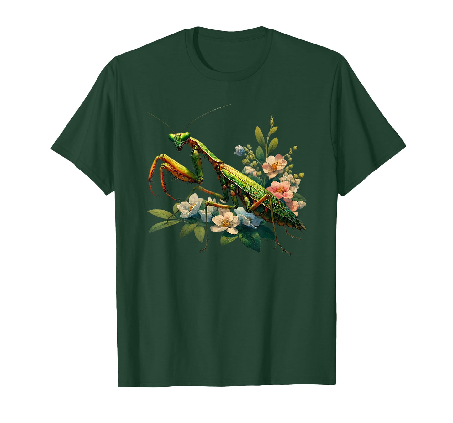 Beautiful Insect Art - Praying Mantis T-Shirt