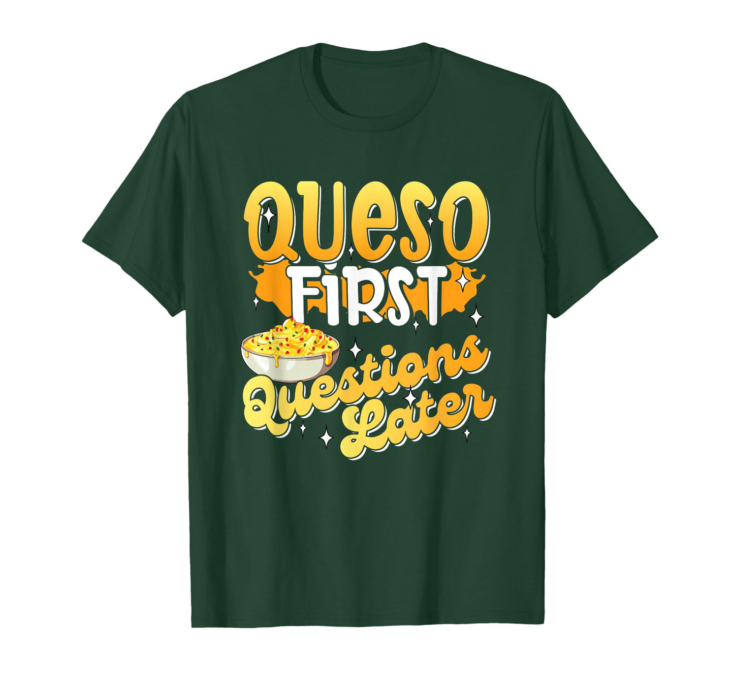 Queso Cheese Sauce Cinco De Mayo Hispanic Mexican Queso T-Shirt