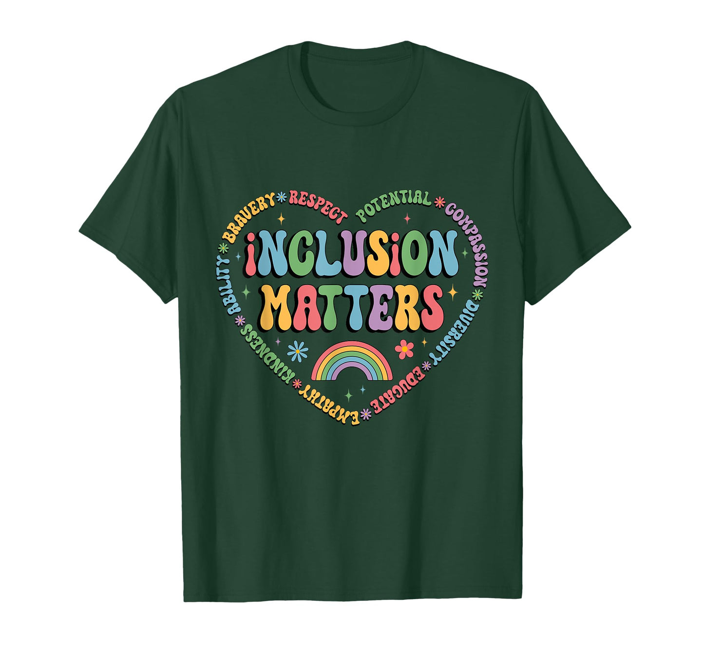 Autism Awareness Special Education Teacher Inclusion Matters T-Shirt