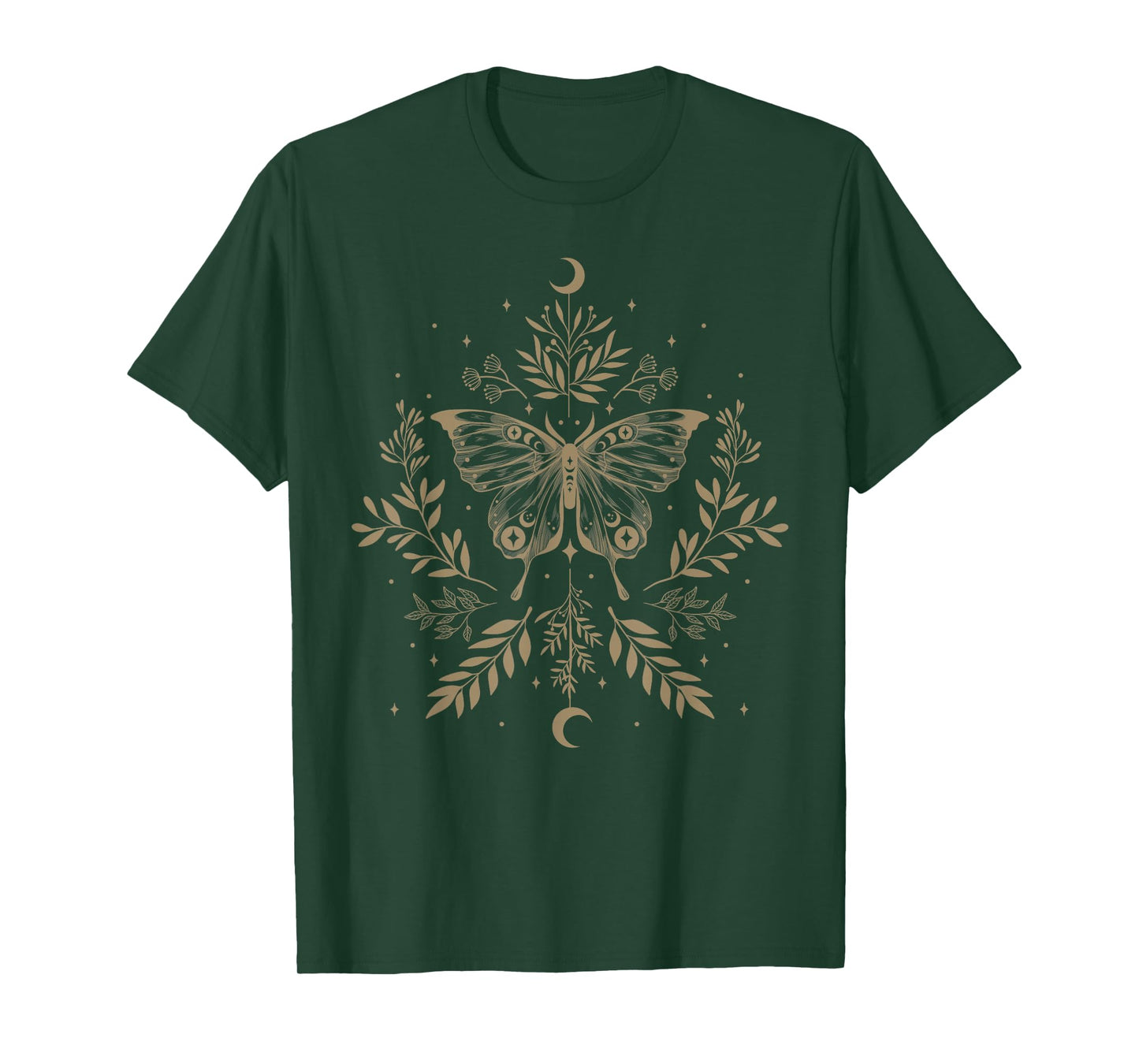 Butterfly Grunge Fairycore Aesthetic Goth Luna Moth T-Shirt