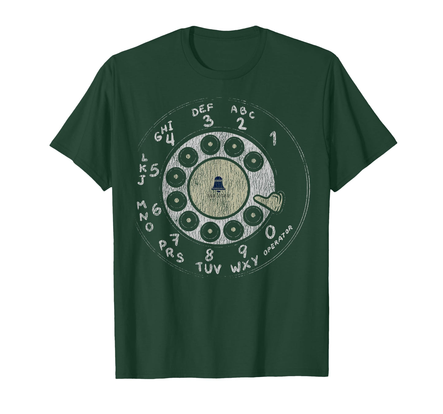 Retro Dial Plate Rotary Dial Phone Vintage Telephone Gifts T-Shirt