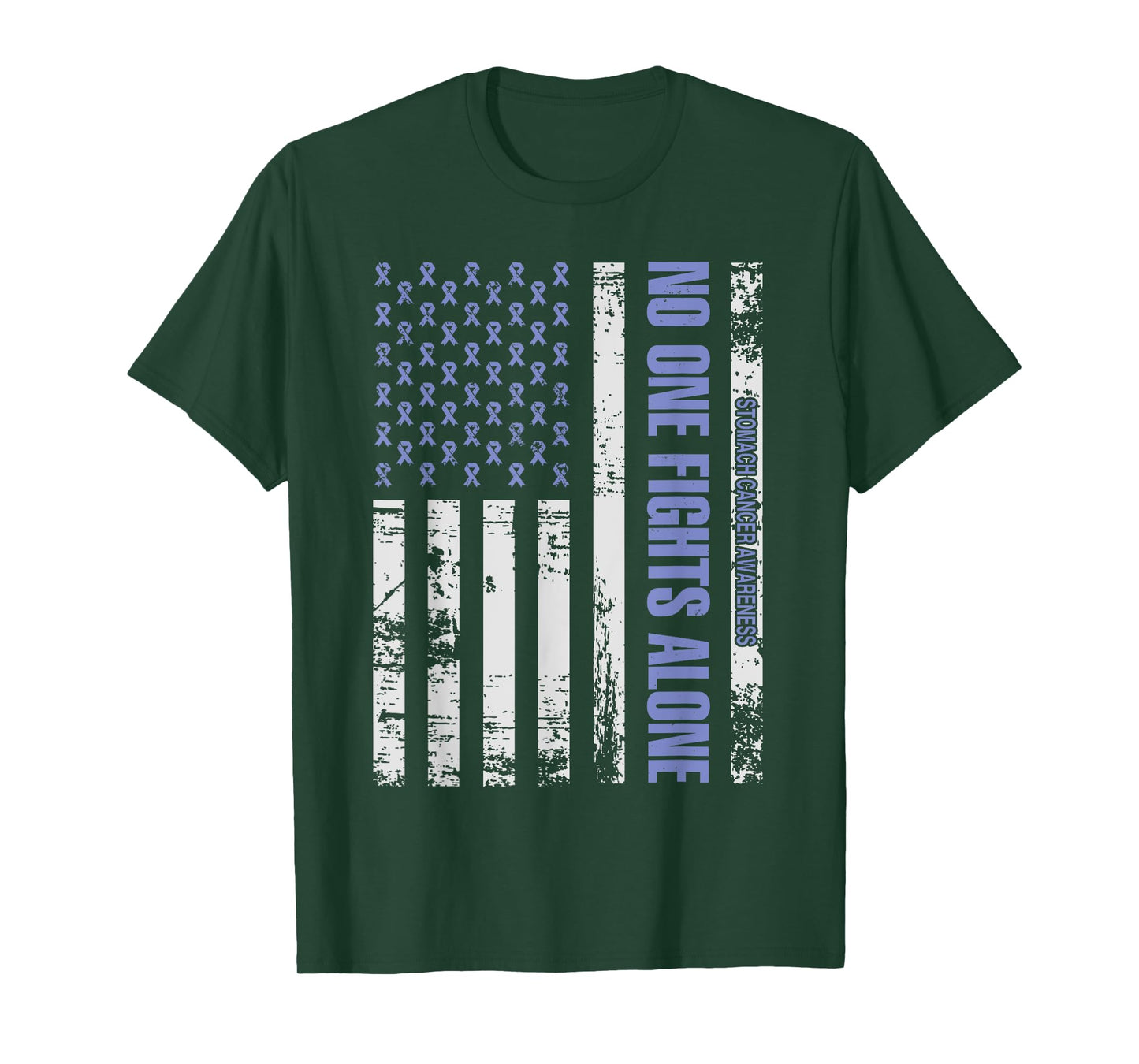 No one Fights alone Stomach Cancer awareness Shirt T-Shirt
