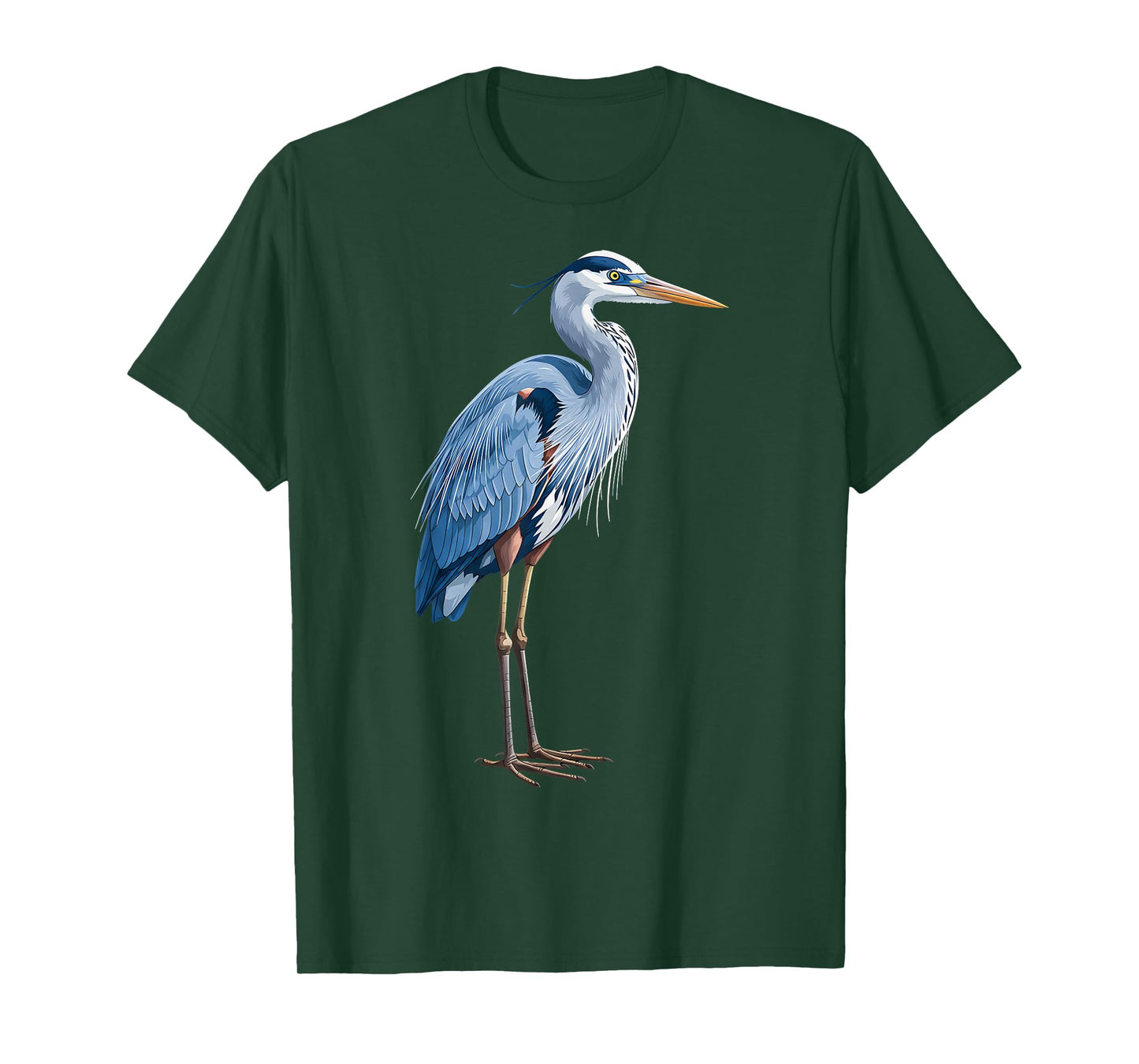 Elegant Blue Heron Birdwatchers T-Shirt