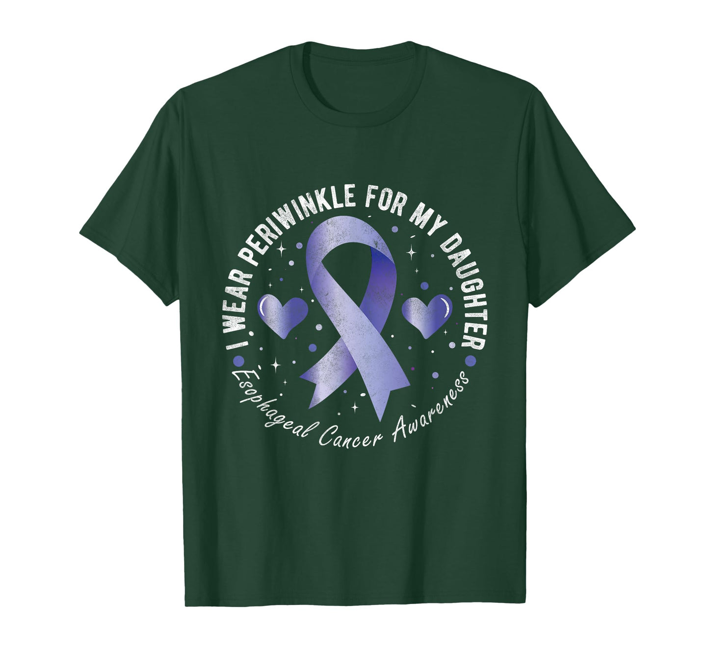 I Wear Periwinkle For My Daughter Esophageal Cancer T-Shirt