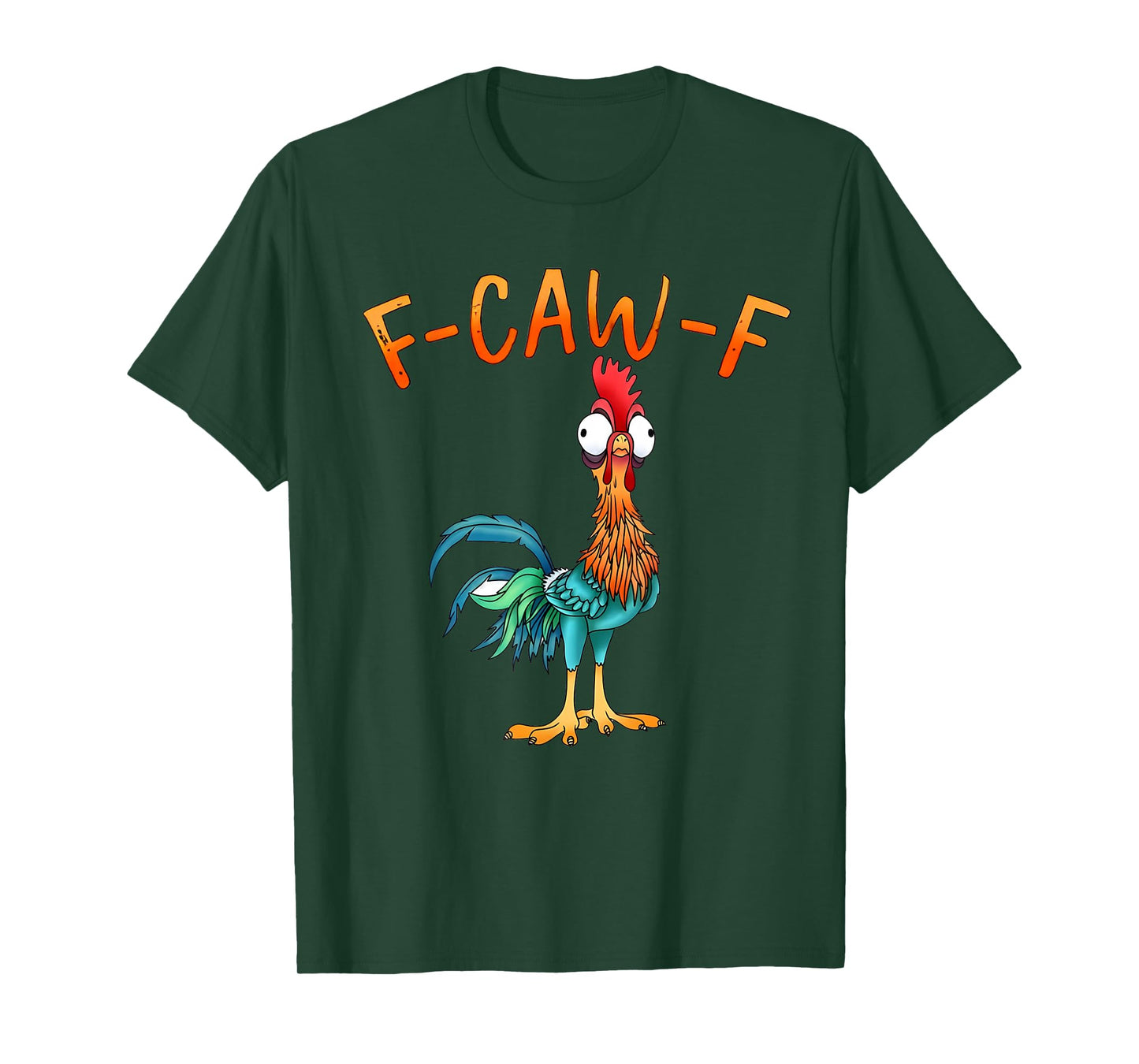 Black Crow, F-Caw-F Funny Black Bird T-Shirt