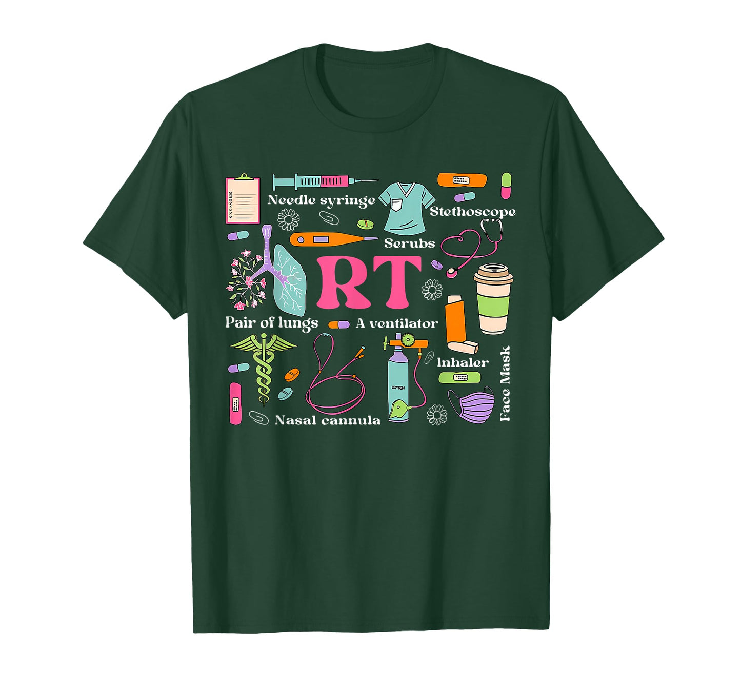 Respiratory Therapist Funny RT Care Respiratory Therapy T-Shirt