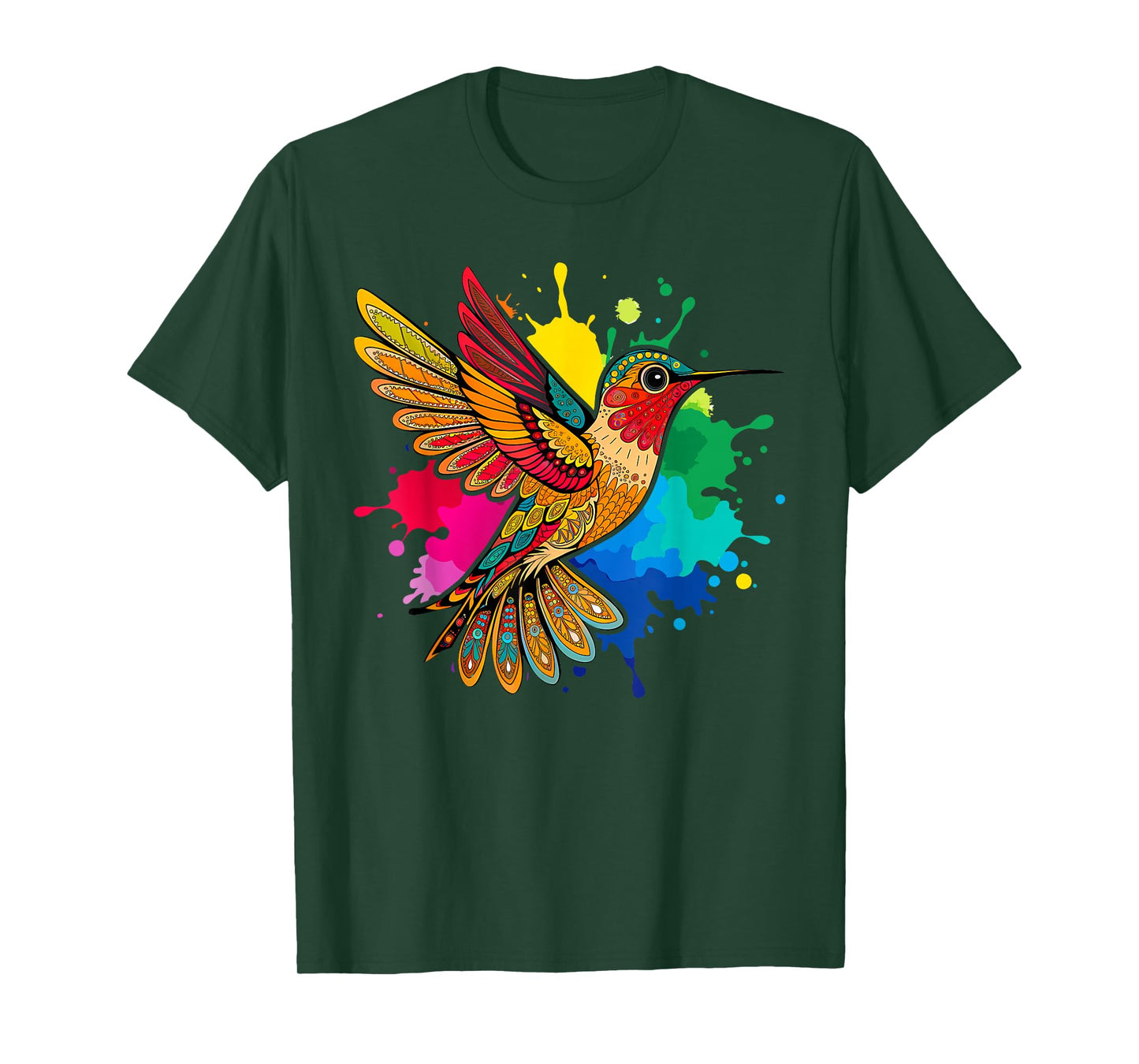 Hummingbird Indian Tribal Art Indian Indigenous T-Shirt