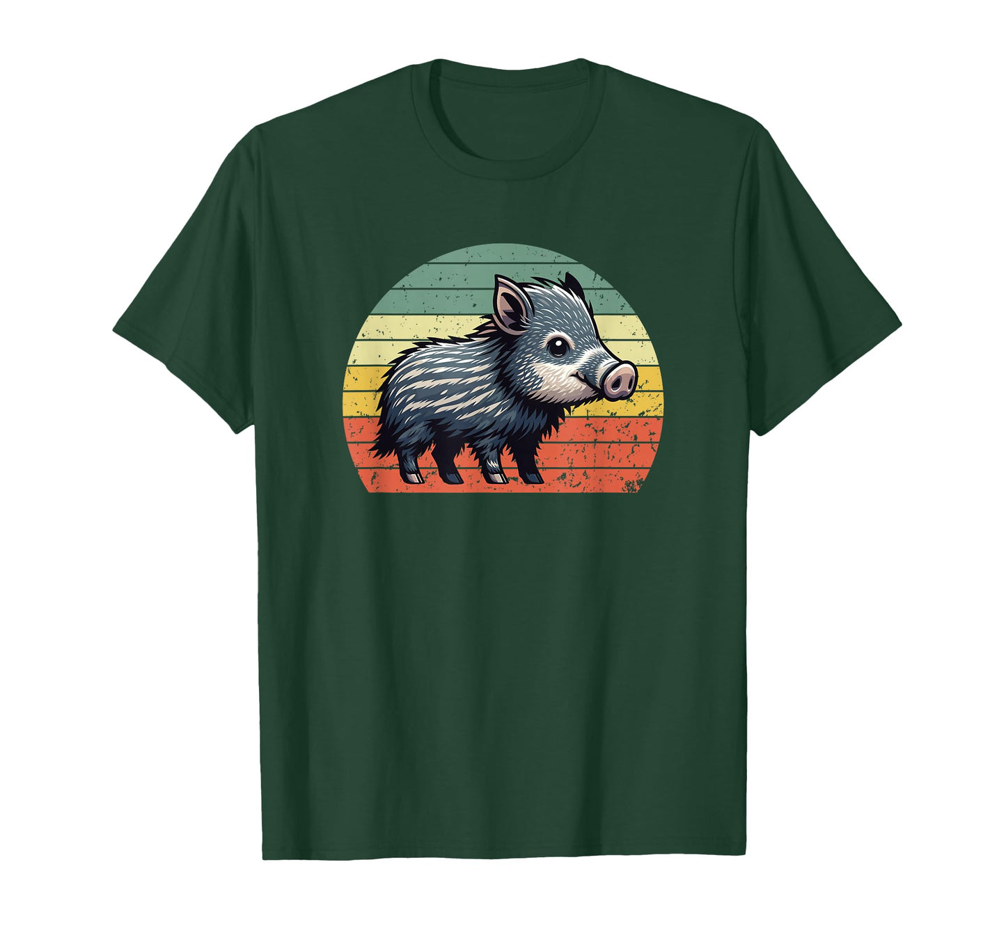 Javelina on a Vintage Sunset, Javelina T-Shirt