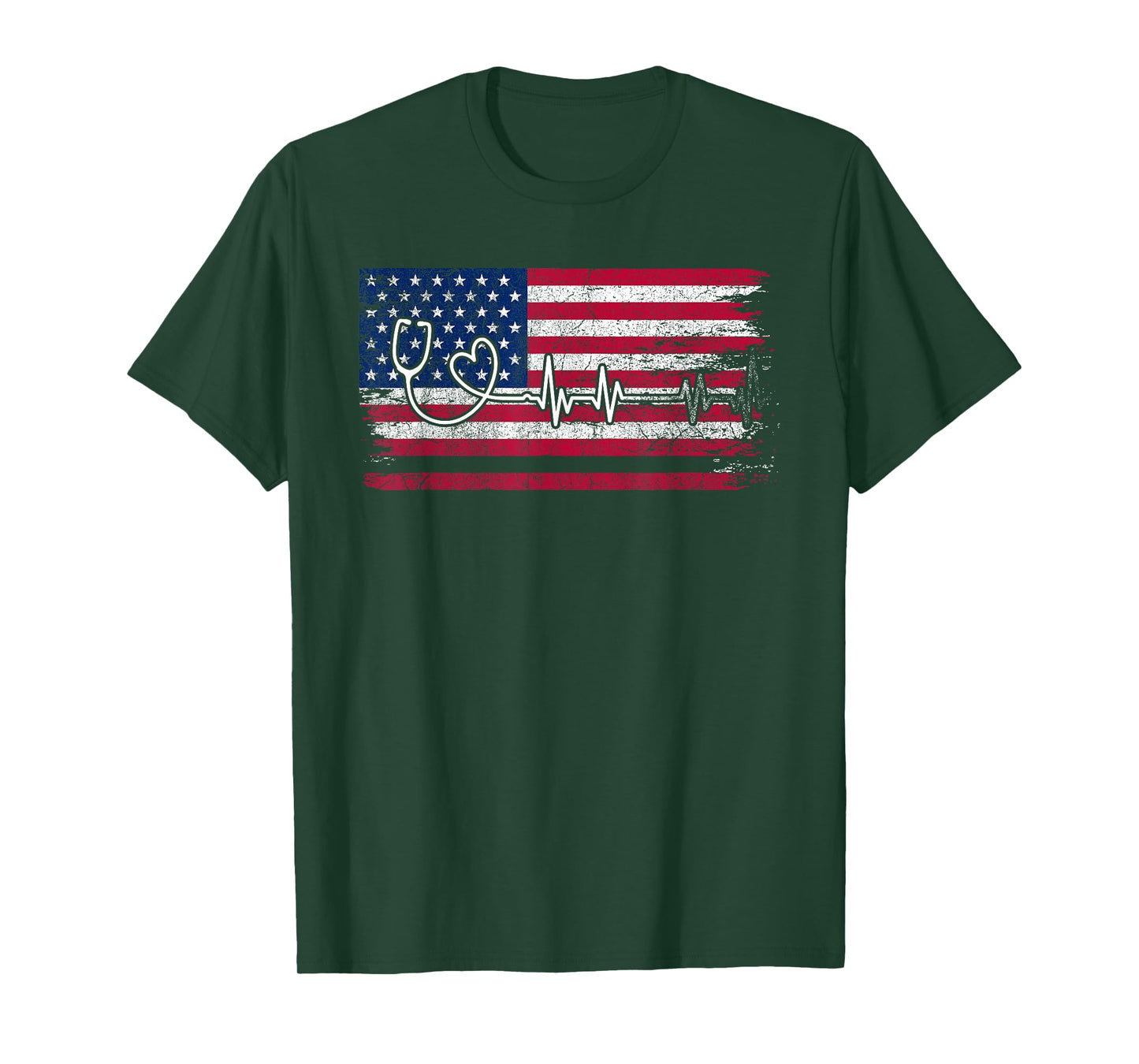 American Flag Nurse T-Shirt