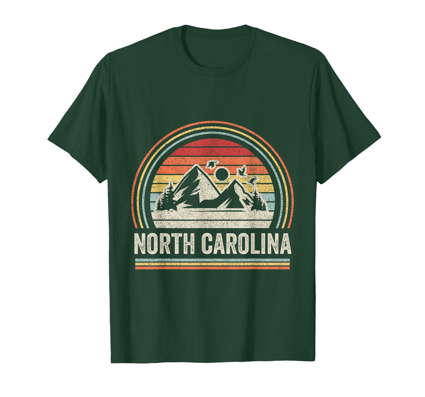 Retro Vintage North Carolina NC Mountains T-Shirt
