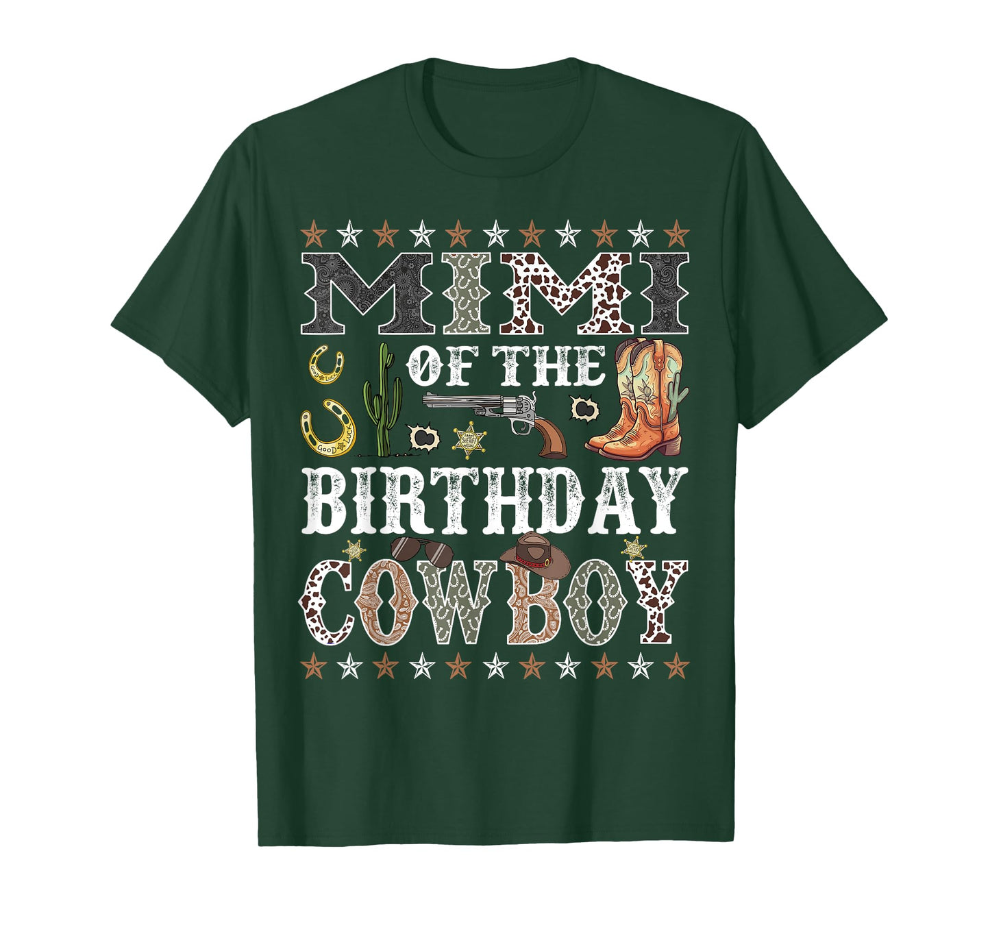 Mimi Of The Birthday Cowboy Rodeo Mimi T-Shirt