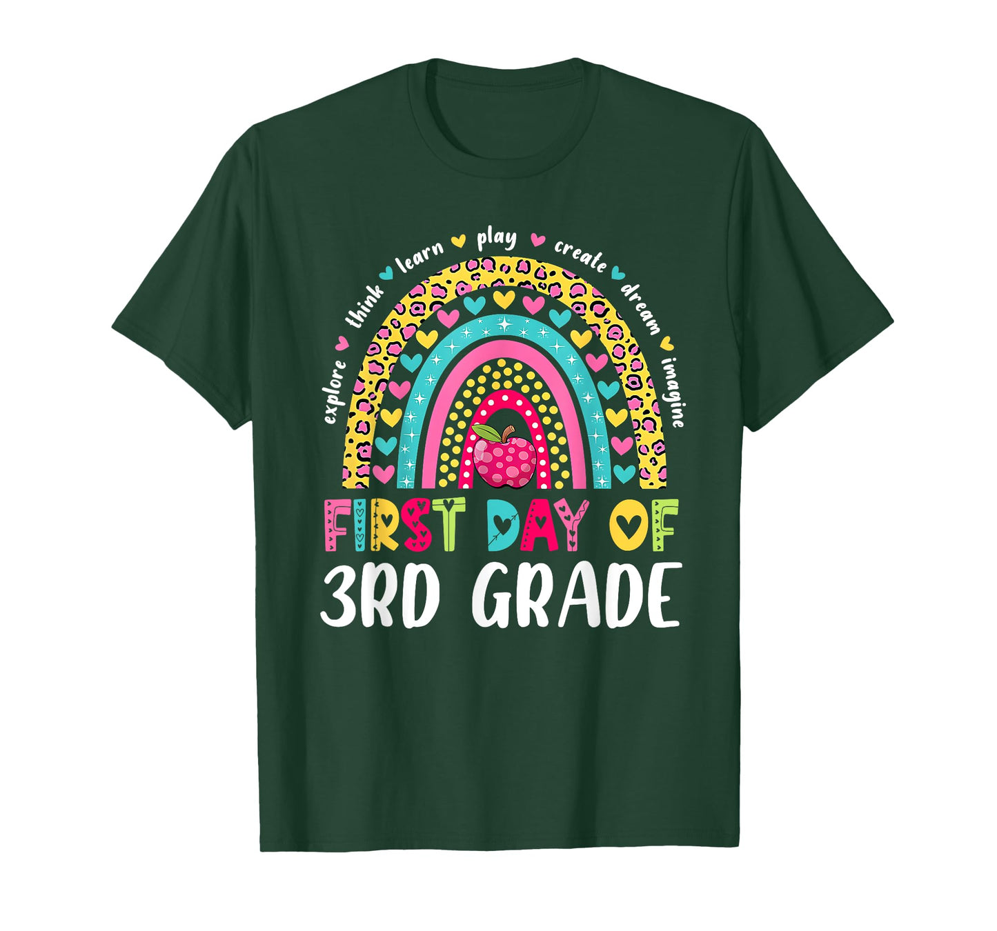 Groovy 3rd Grade Back To School First Day Of Third Grade T-Shirt