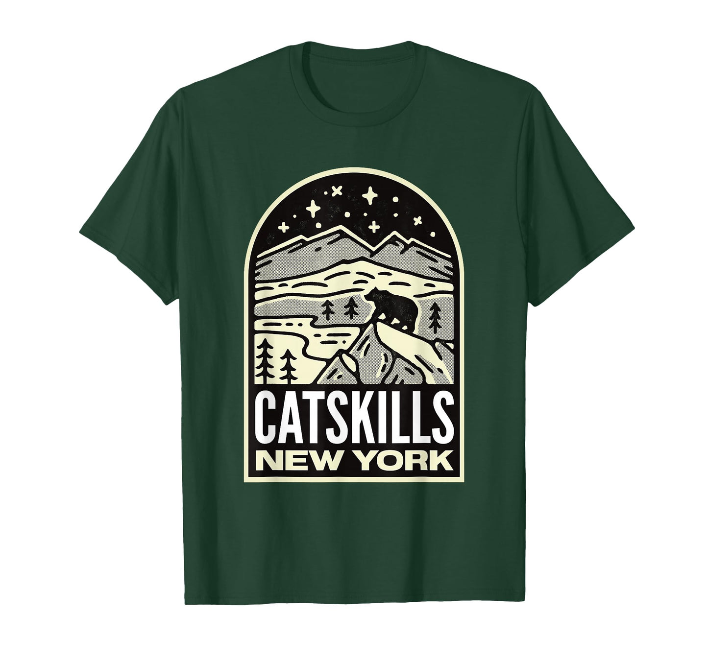 Catskills New York Mountains Vintage T-Shirt