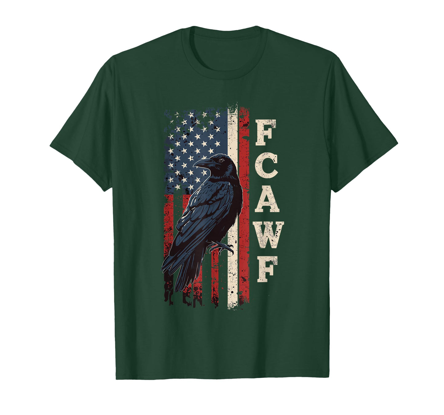 F-Caw-F Raven Moon Gothic Halloween, Black Crow Bird Lover T-Shirt