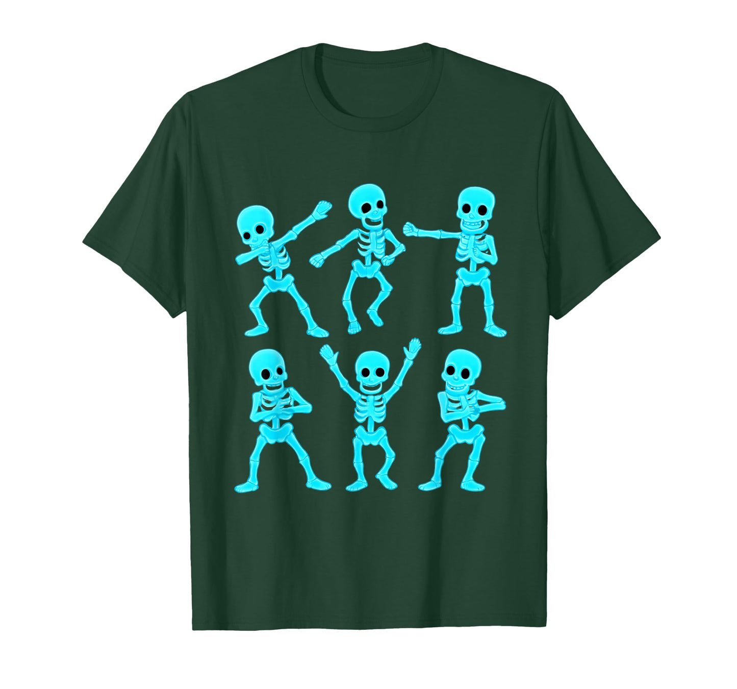 Dancing Skeletons Dance Challenge Halloween Girl Boys Kids T-Shirt