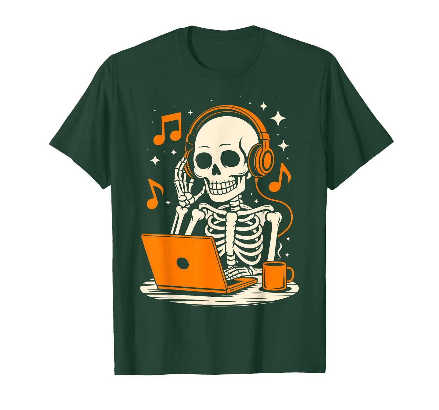 Halloween Skeleton Chilling Costume T-Shirt
