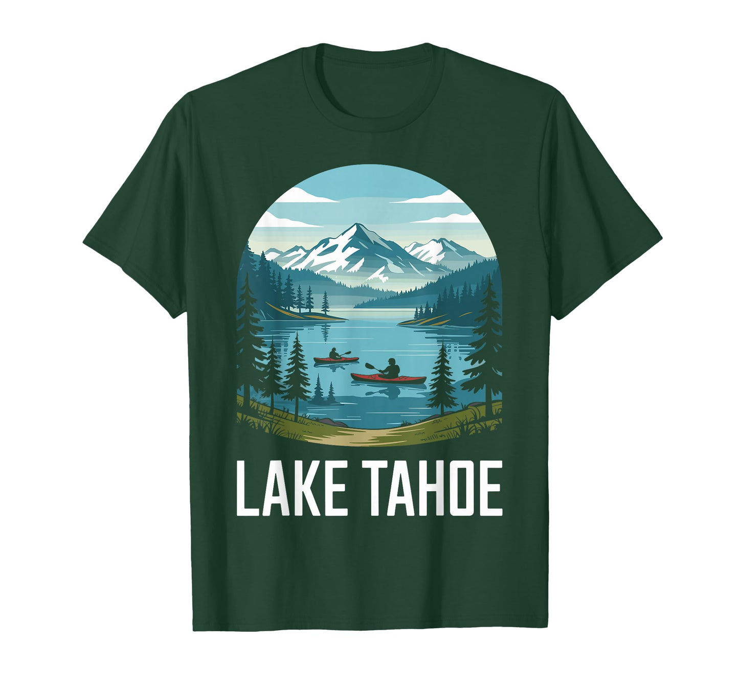 Lake Tahoe California Mountain Lake Adventure Graphic T-Shirt