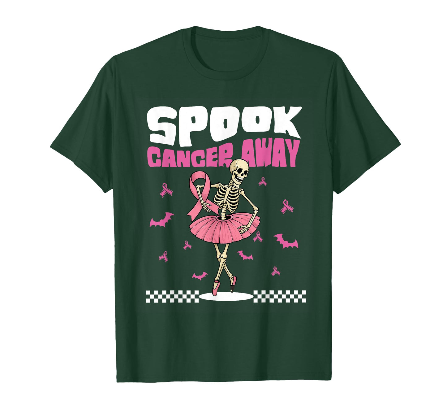 Spook Dance for Fight Breast Cancer Awareness Halloween T-Shirt