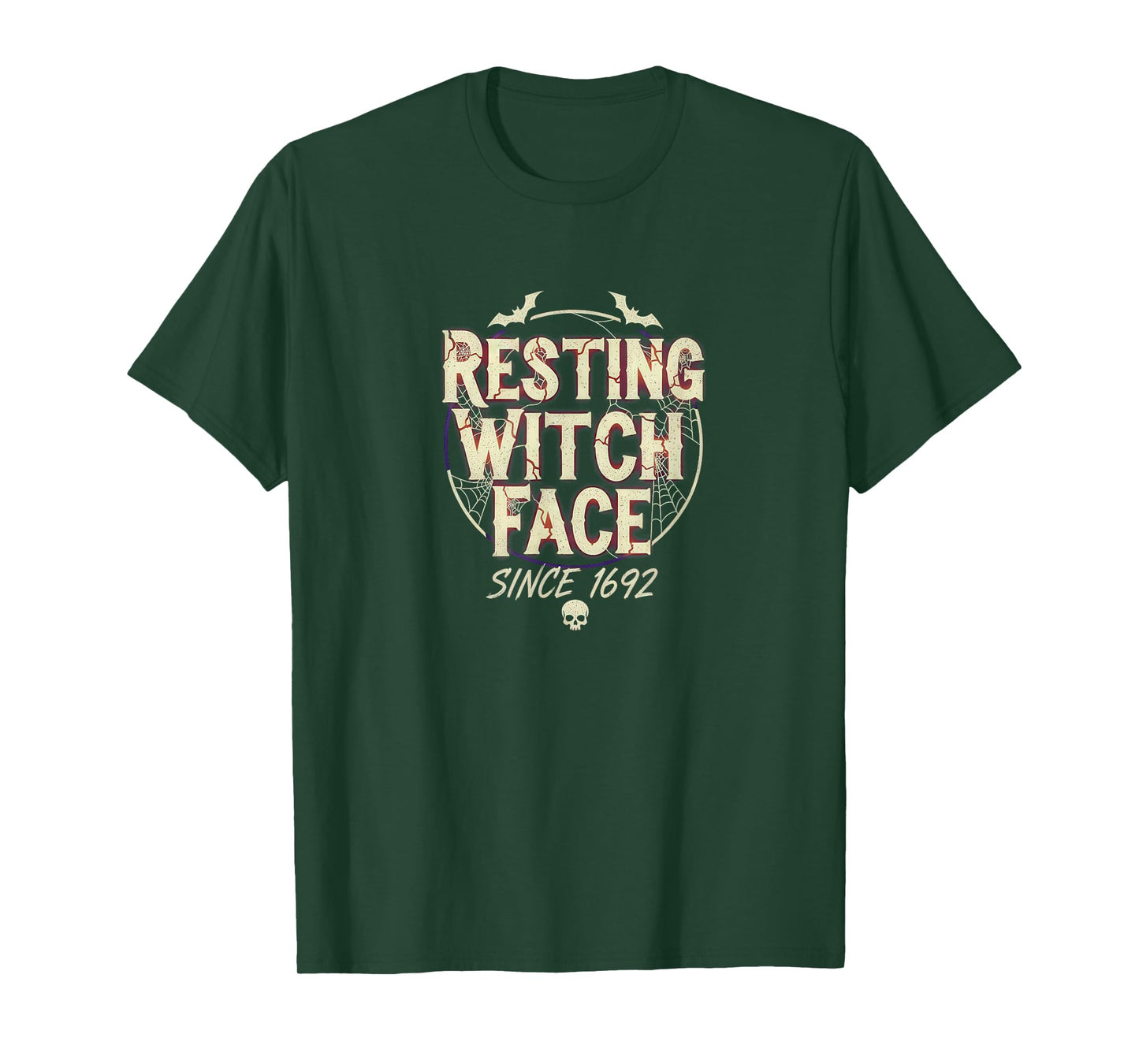 Resting Witch Face Since 1692 Funny Halloween Trick or Treat T-Shirt