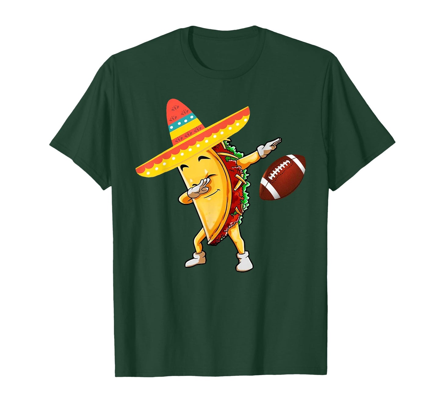 Meme Food Lover Funny Dabbing Football Taco Sport Cute T-Shirt