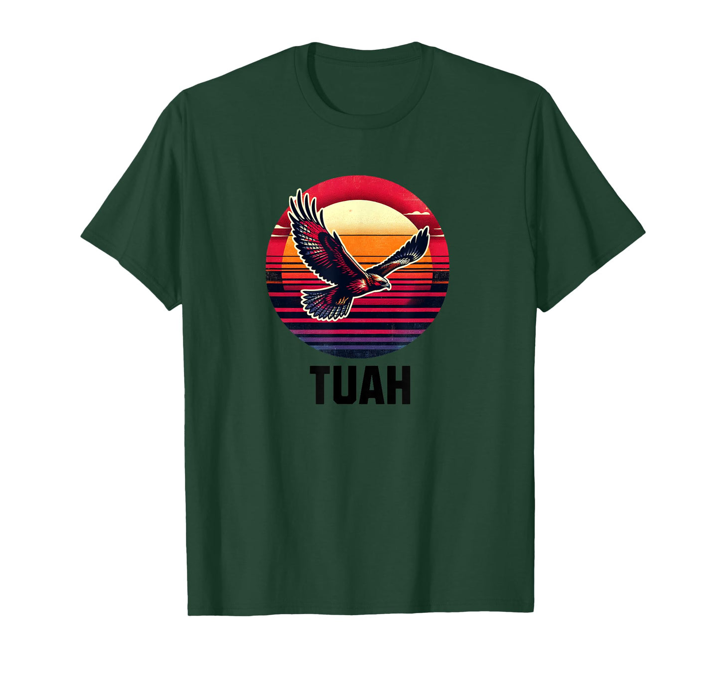 HAWK TUAH HAWK TUSH T-Shirt, Small, Grey