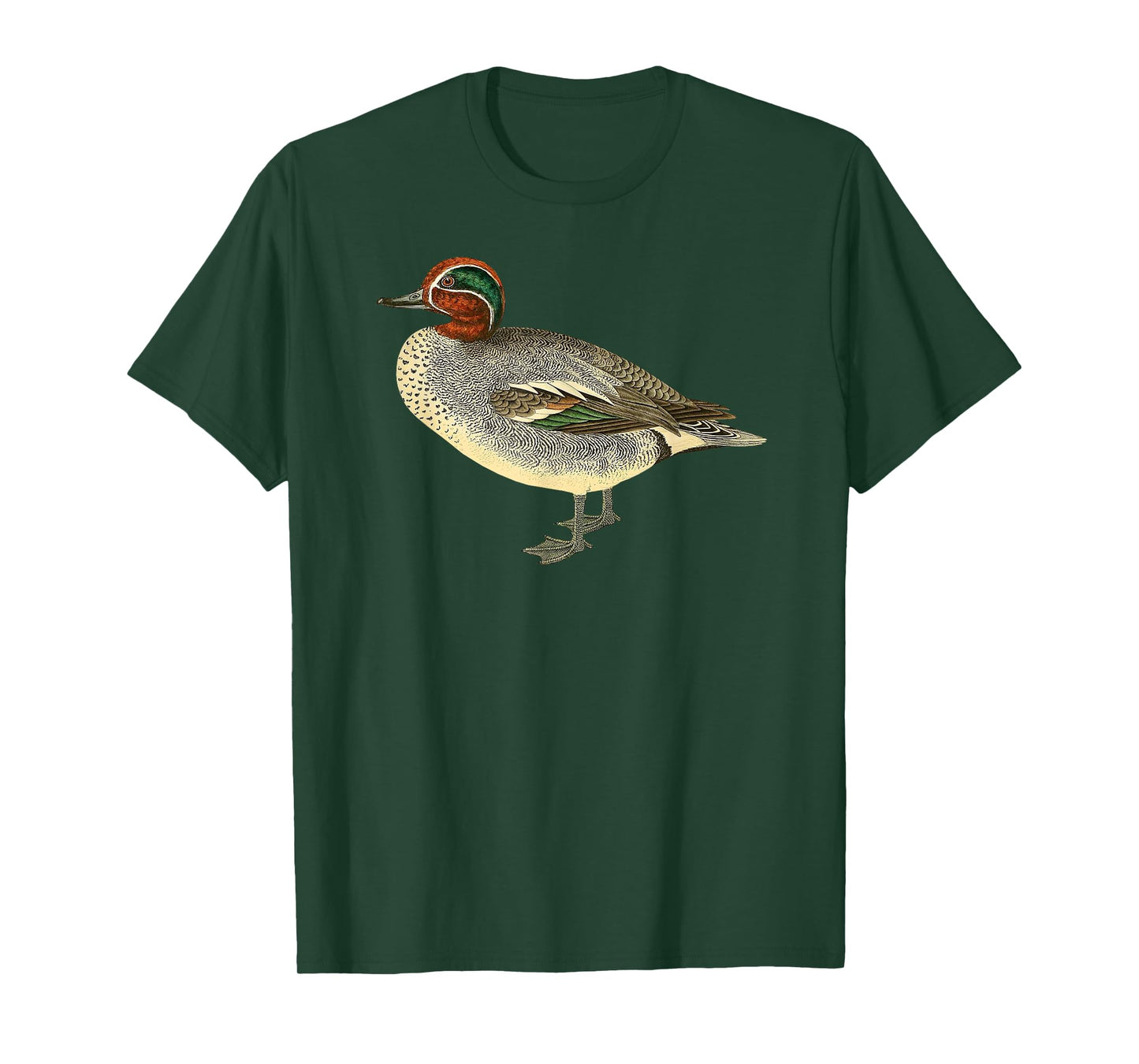 Duck T-shirt Vintage Teal Duck Graphic for Duck Lovers T-Shirt