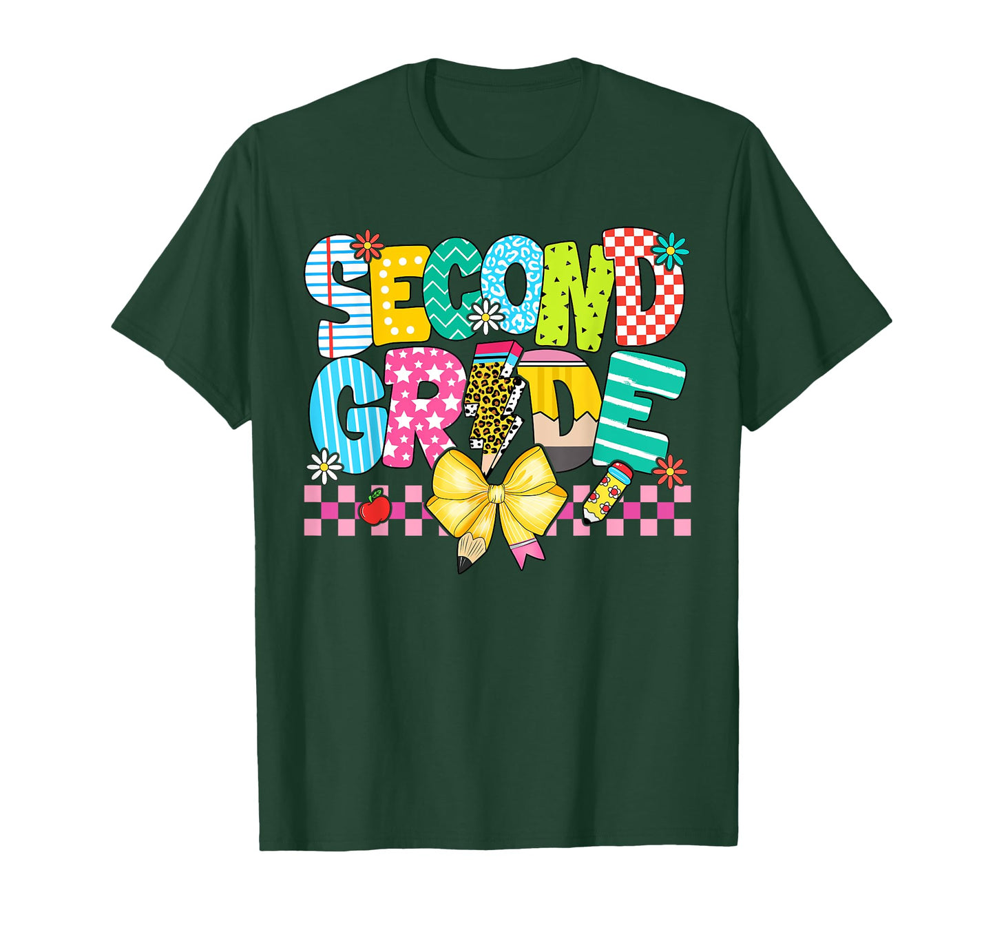 2nd Grade For Girls Boy Teacher Second Grade Back to School T-Shirt