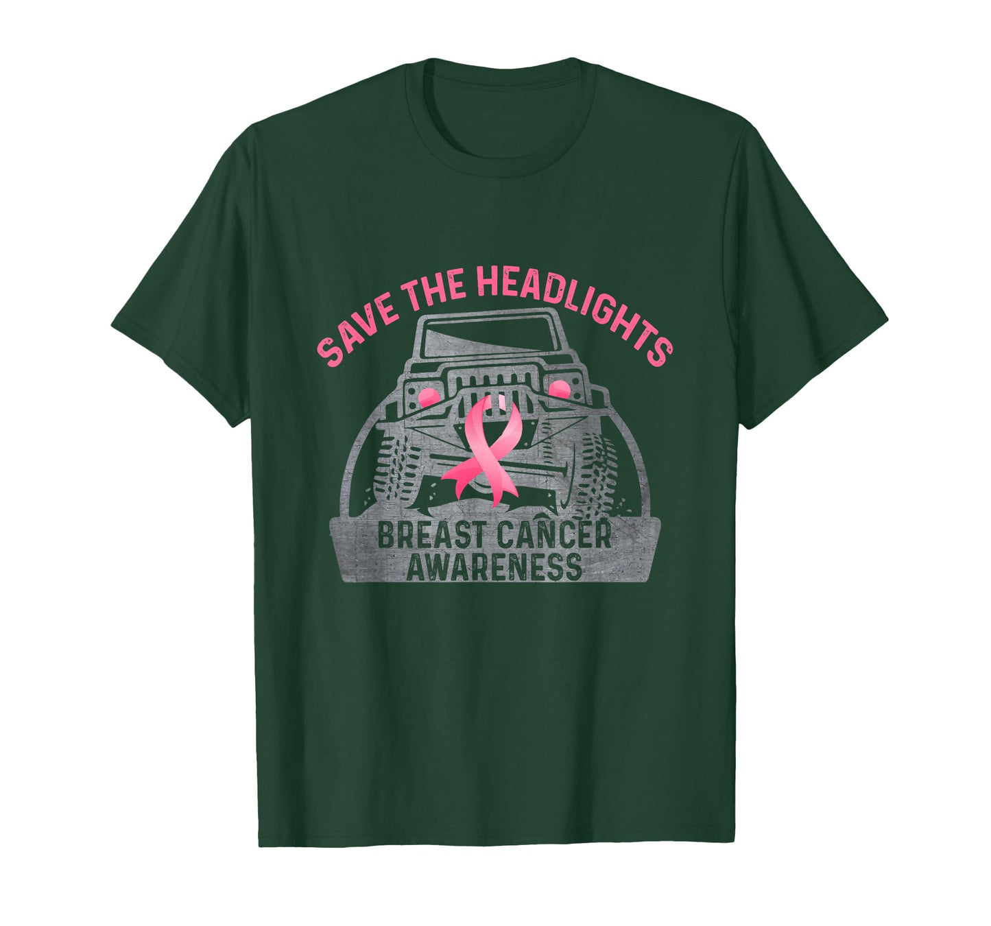 Save The Headlights Breast Cancer Awareness T-Shirt