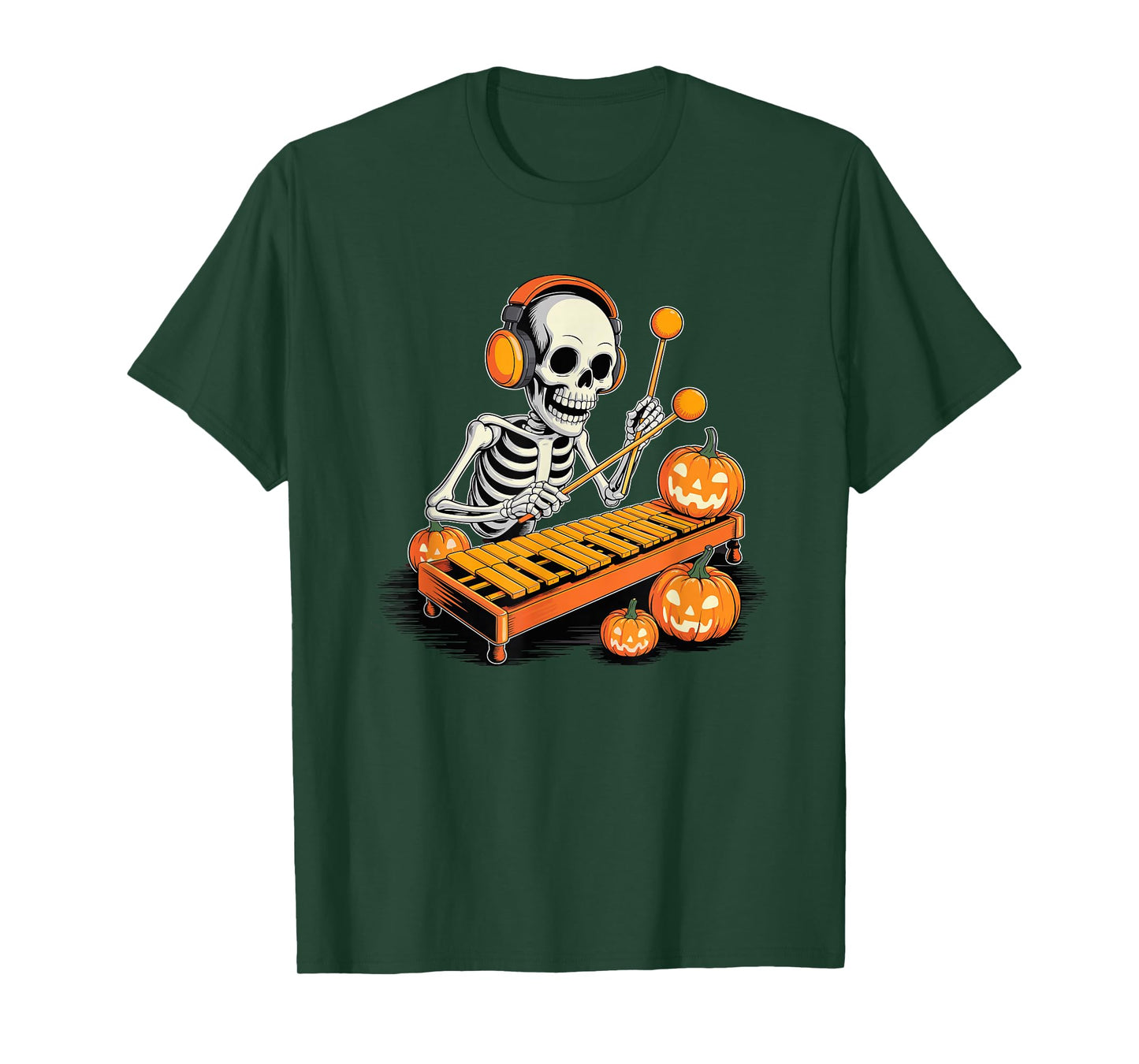 Halloween Skeleton Vibraphone Vibraphonist T-Shirt