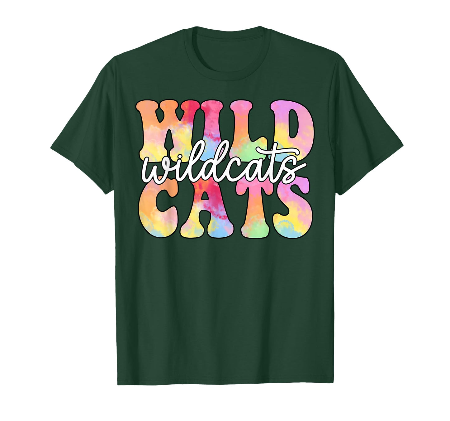 Wildcats School Tie-Dye T-Shirt