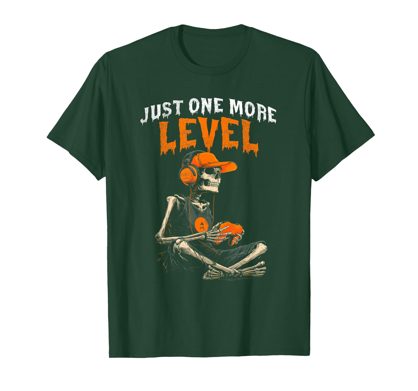Funny Video Game Halloween Skeleton T-Shirt
