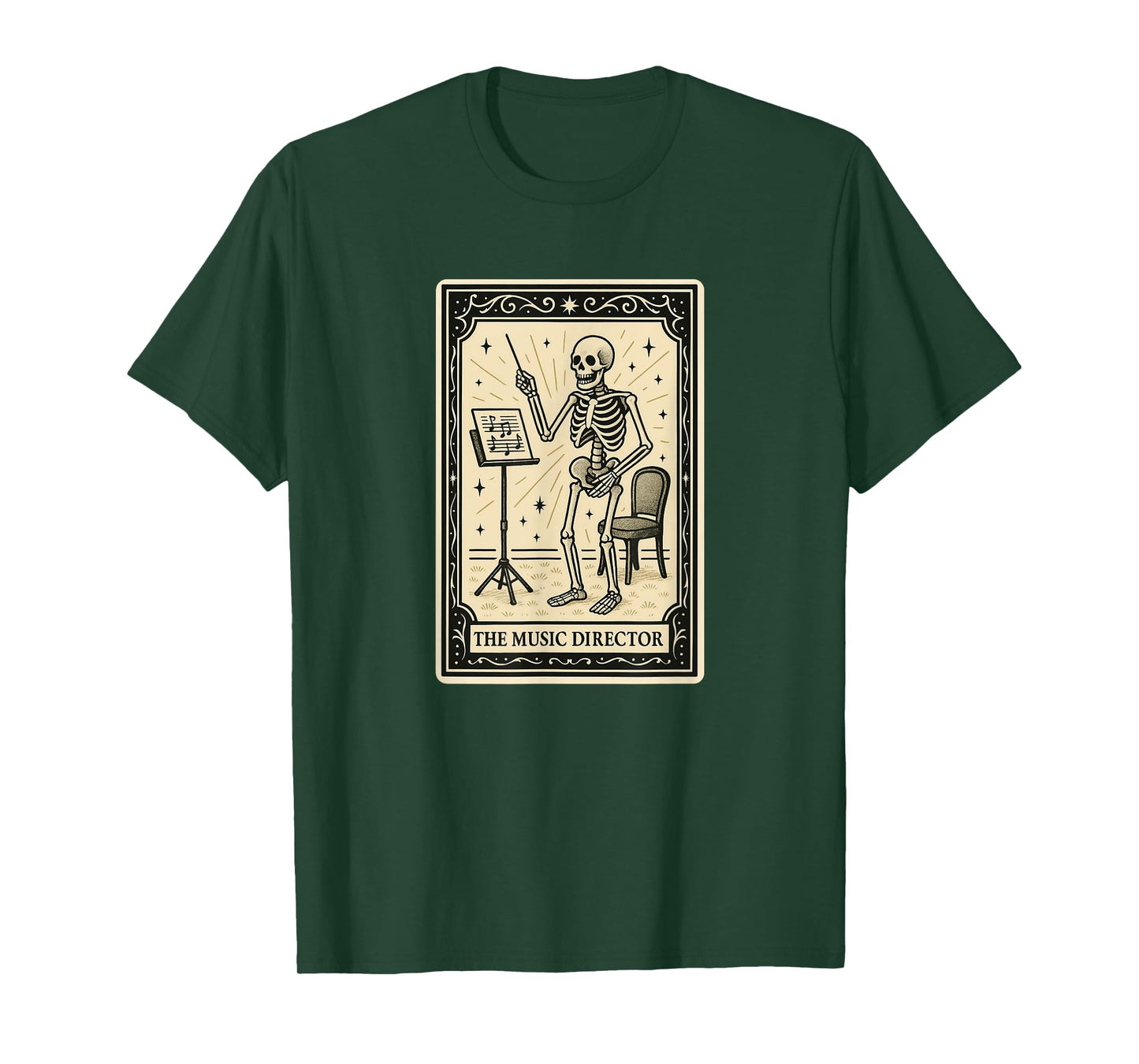 Music Director Tarot Card - Orchestra Spooky Gothic Band T-Shirt