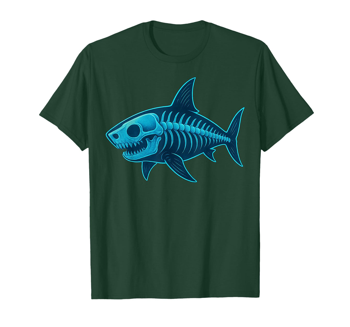 Skull Shark Design for Ocean Lovers and Scuba Divers T-Shirt