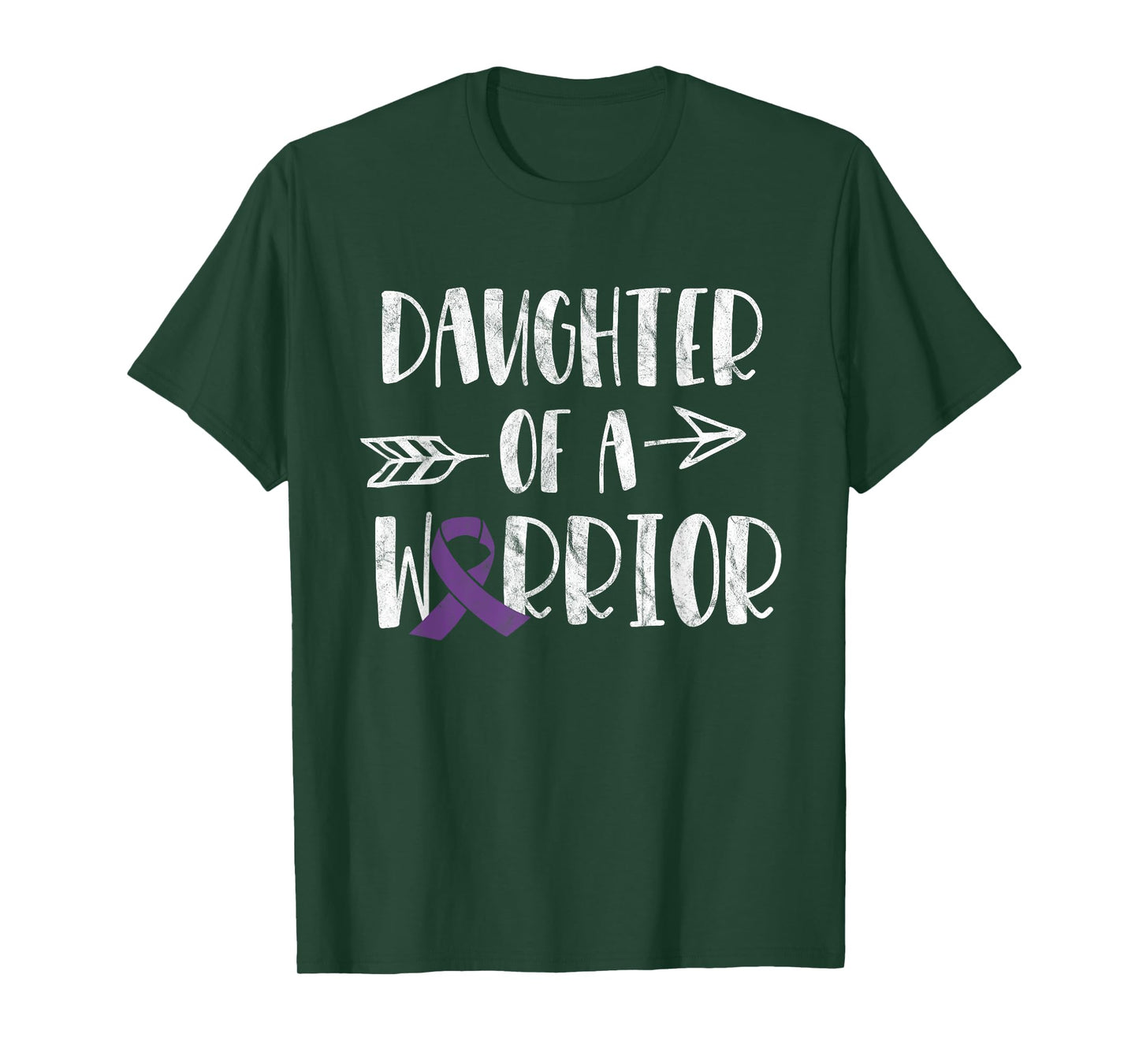 Alzheimer's Awareness Daughter Of A Warrior Dementia T-Shirt