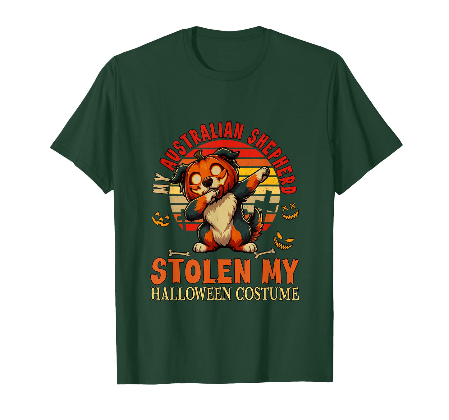 Australian Shepherd Stolen My Halloween Costume Dog Owner T-Shirt