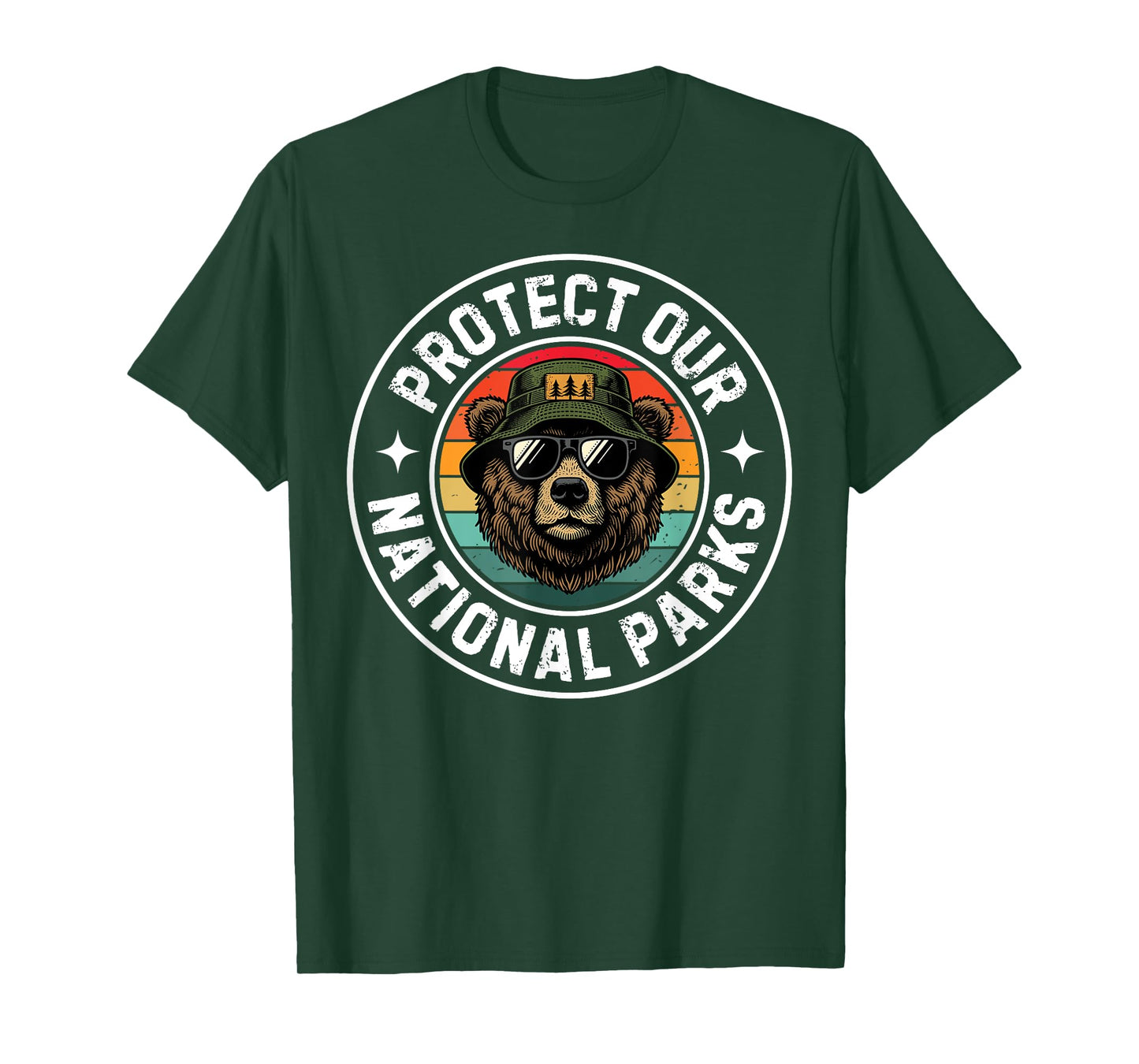 Protect Our National Parks Nature Lovers Retro Conservation T-Shirt