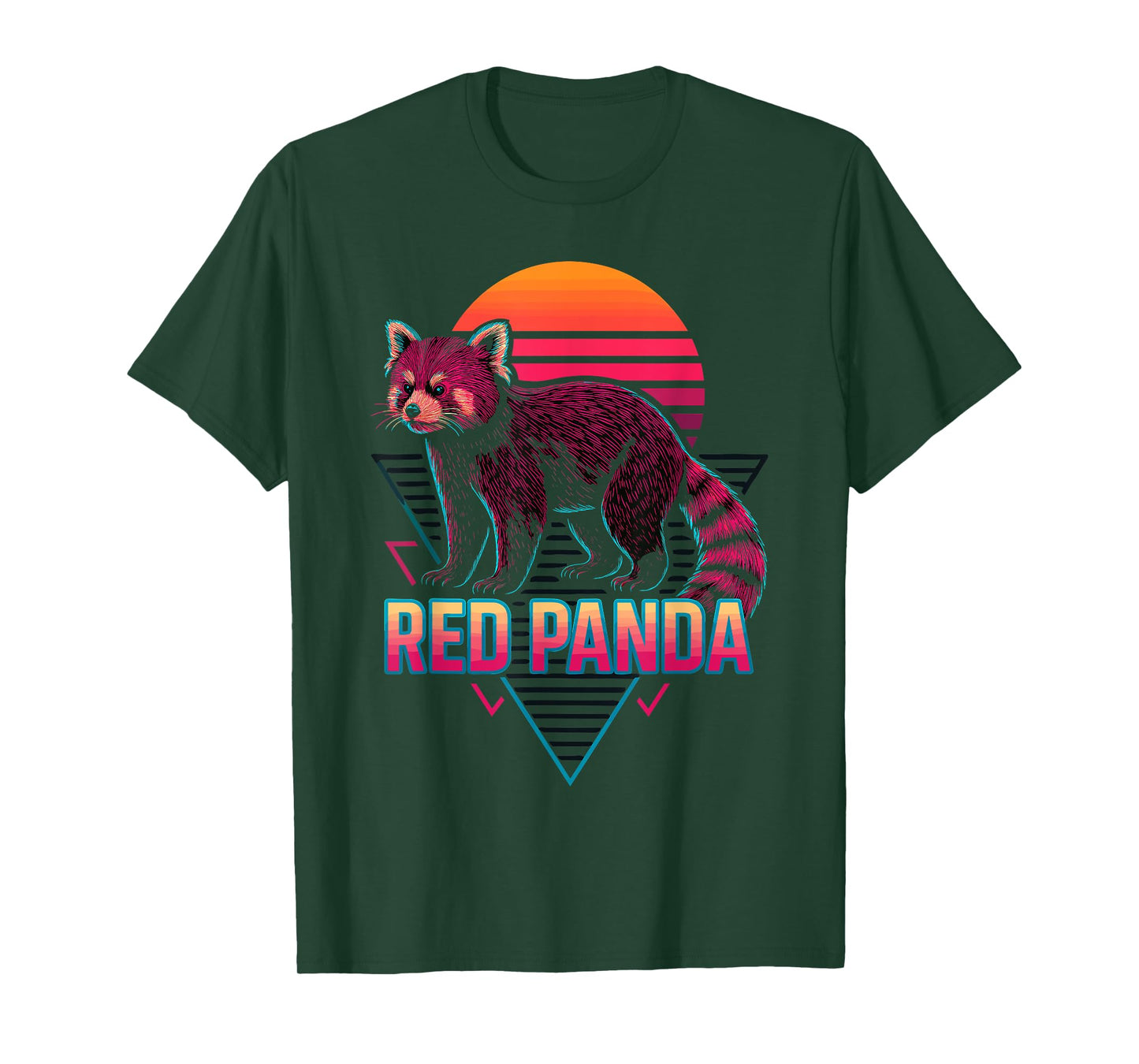 Red Panda Retro T-Shirt