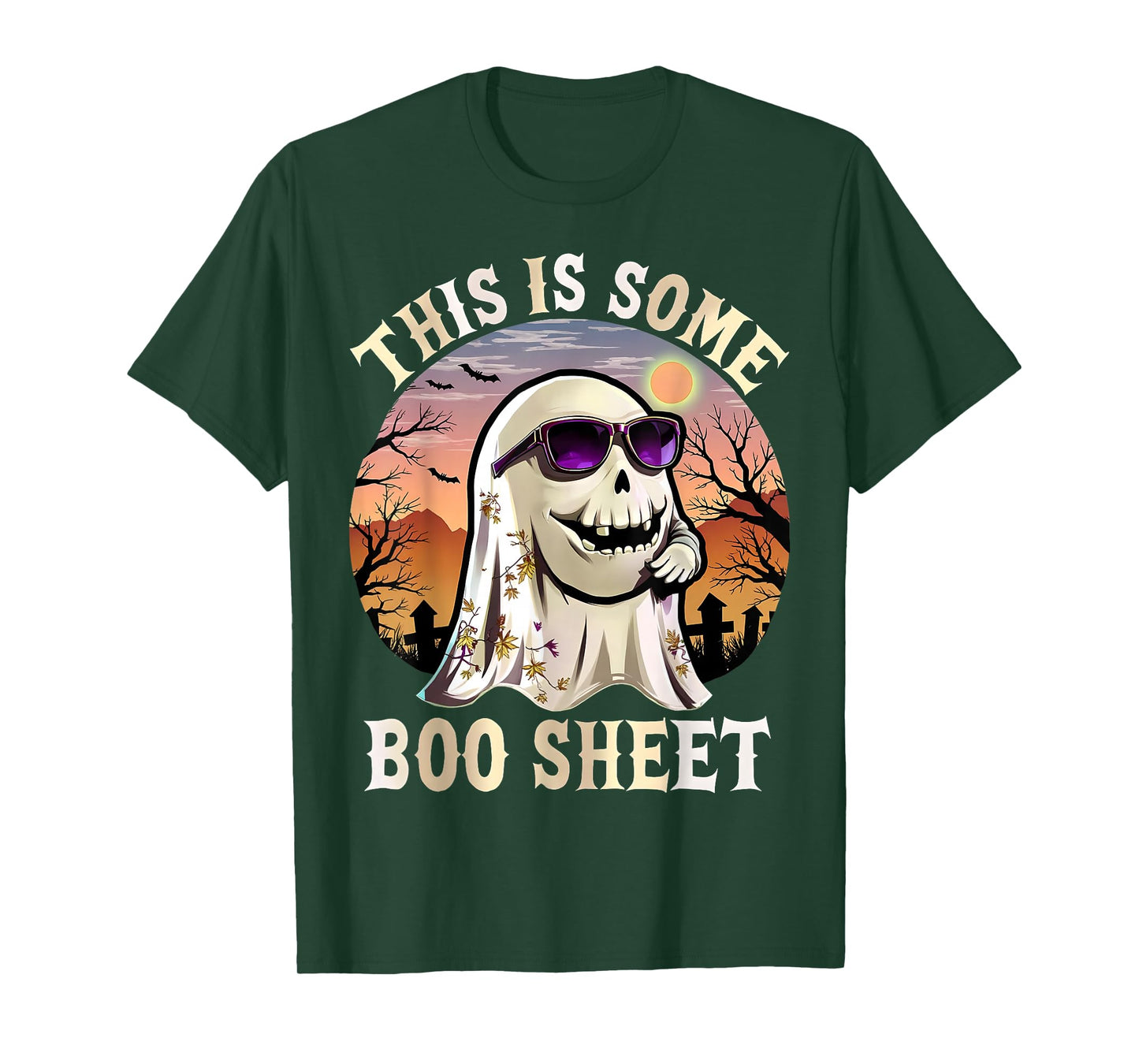 This is Some Boo Sheet Ghost Retro Funny Halloween T-Shirt