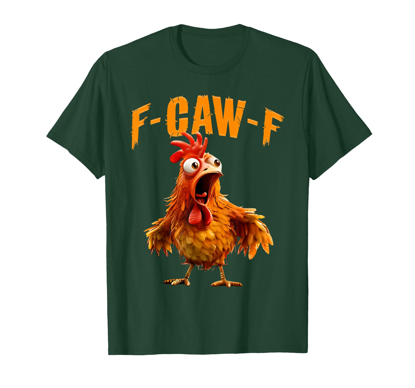 Funny F-Caw-F Chicken FCAWF Rooster Halloween Bird Crow T-Shirt