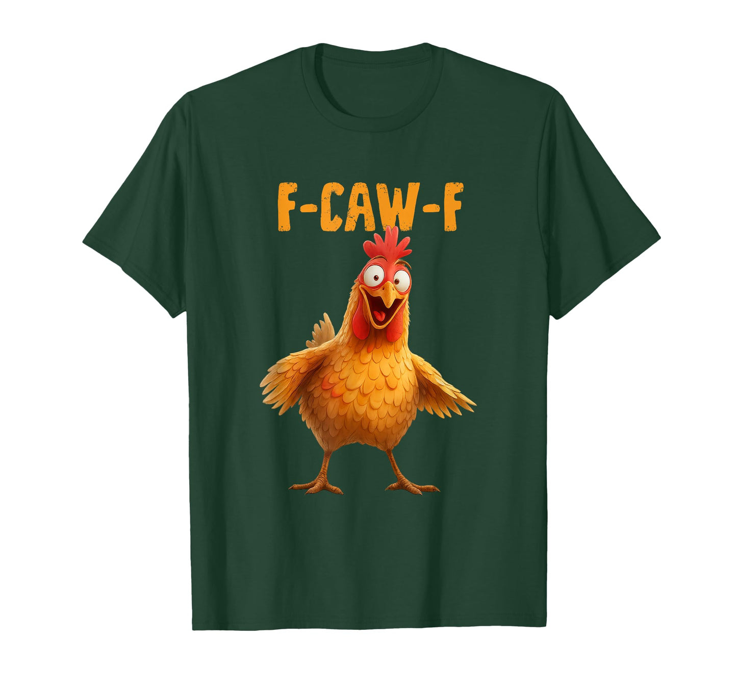 F-Caw-F Chicken Funny Adult Humor Rooster Meme T-Shirt