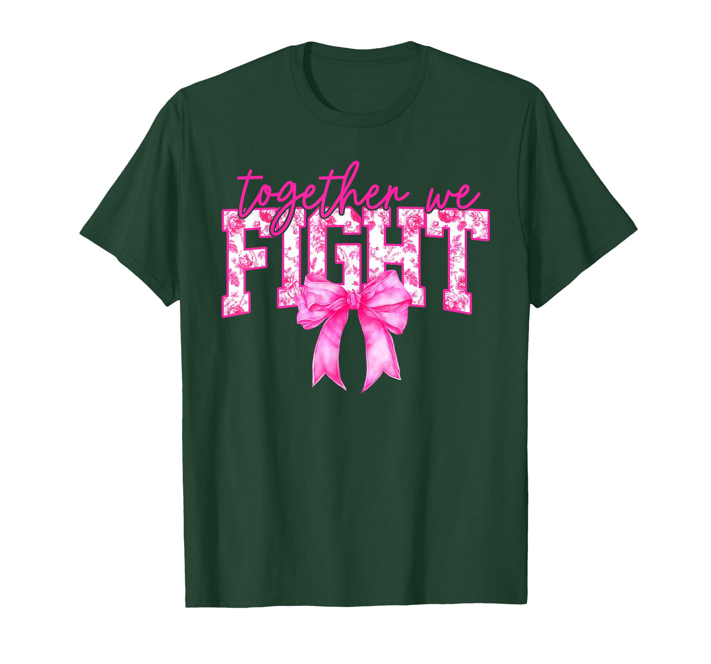 Together We Fight Breast Cancer Awareness Support Squad T-Shirt