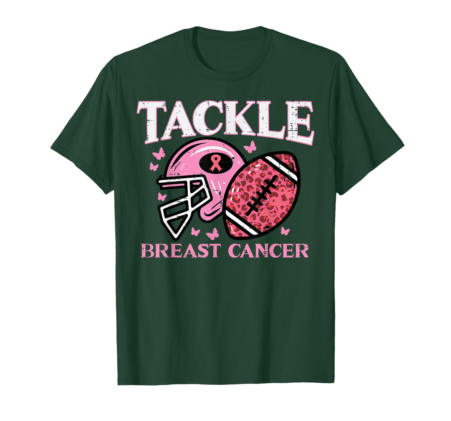 Breast Cancer American Football Awareness Men Boys Kid Women T-Shirt