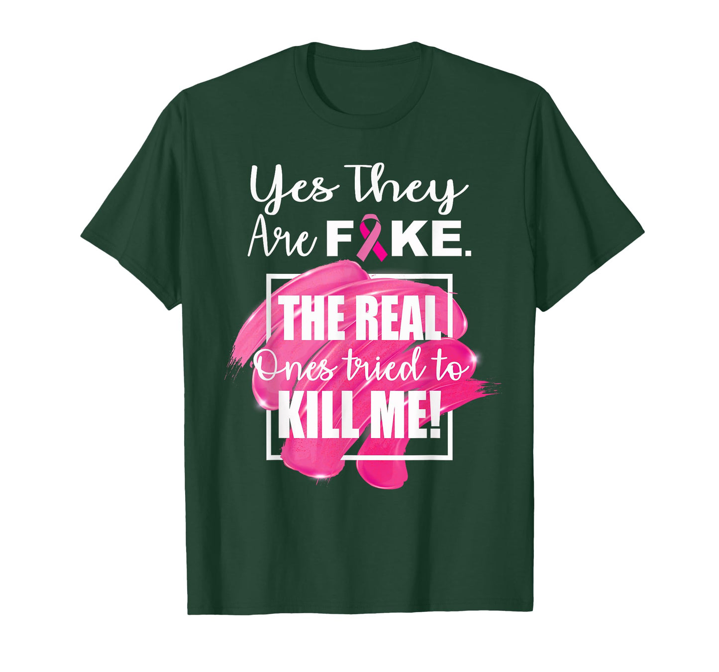 Yes they are Fake the real ones tried to Kill me | Gift idea T-Shirt